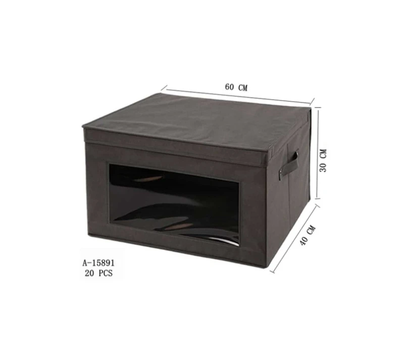 CUTIE DEPOZITARE 60X40X30CM TEXTIL+PVC WEI A-15891 